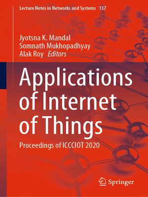 cover image of Applications of Internet of Things